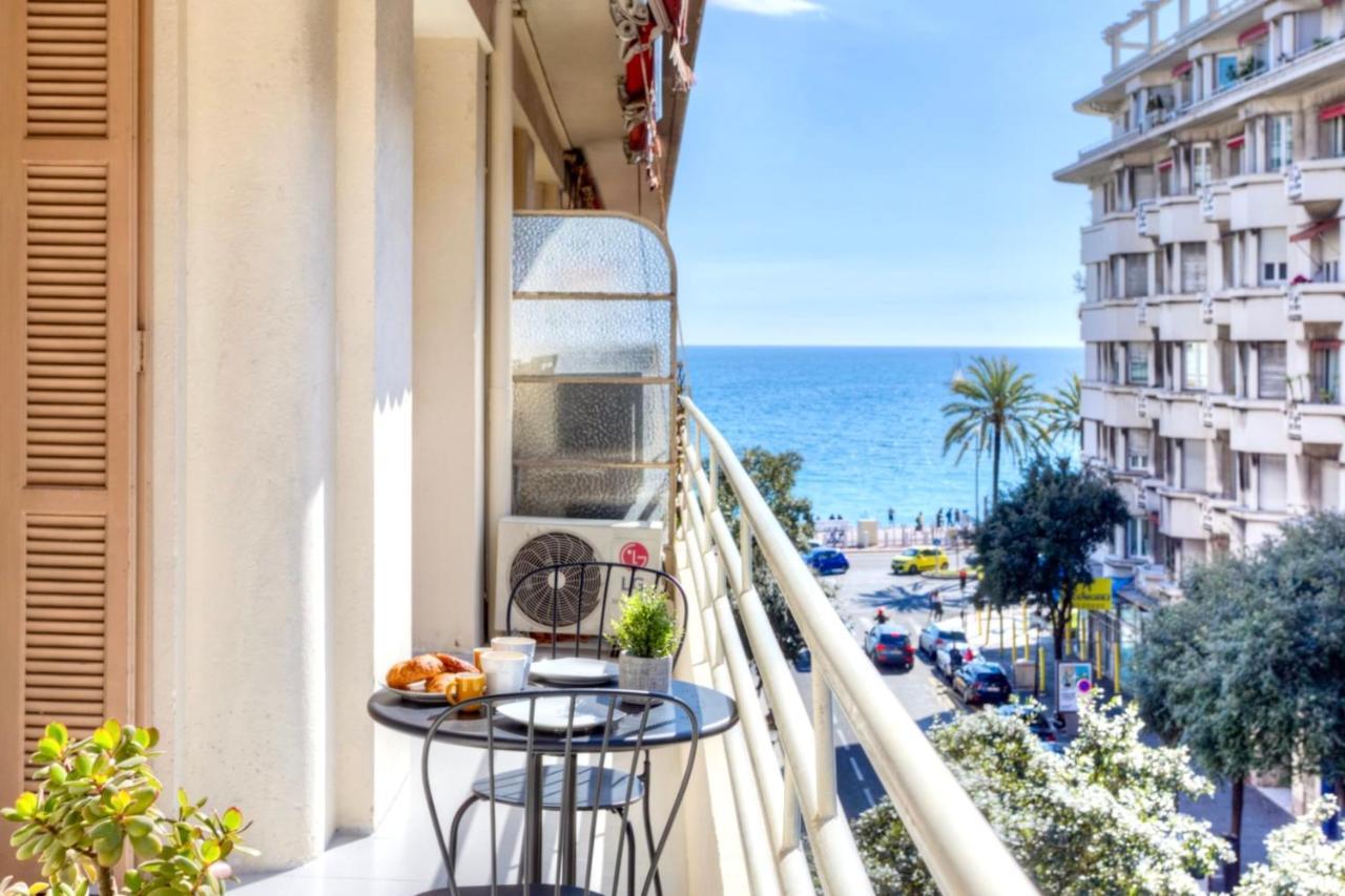 #29 Suite Gambetta Ac Sea View 2 Bedrooms 1Min Walk To Promenade & Sea 니스 외부 사진